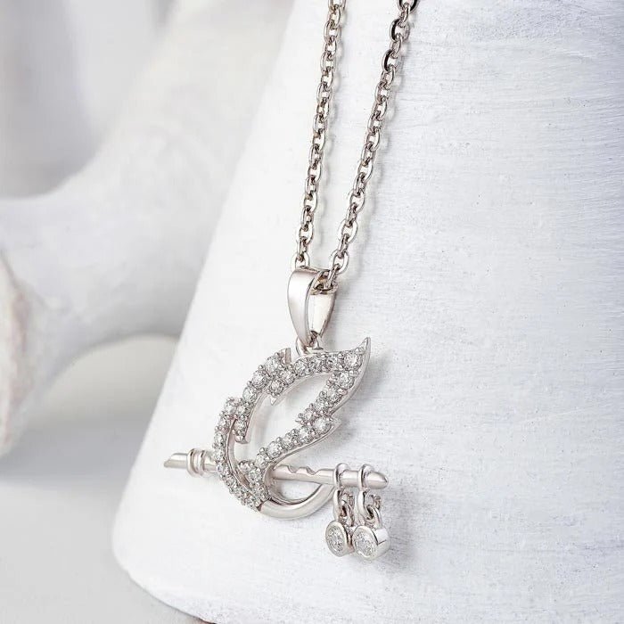 Shree Krishna Bansuri Pendant 925 Silver Necklace