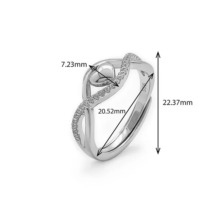 Love Eye 925 Silver Ring