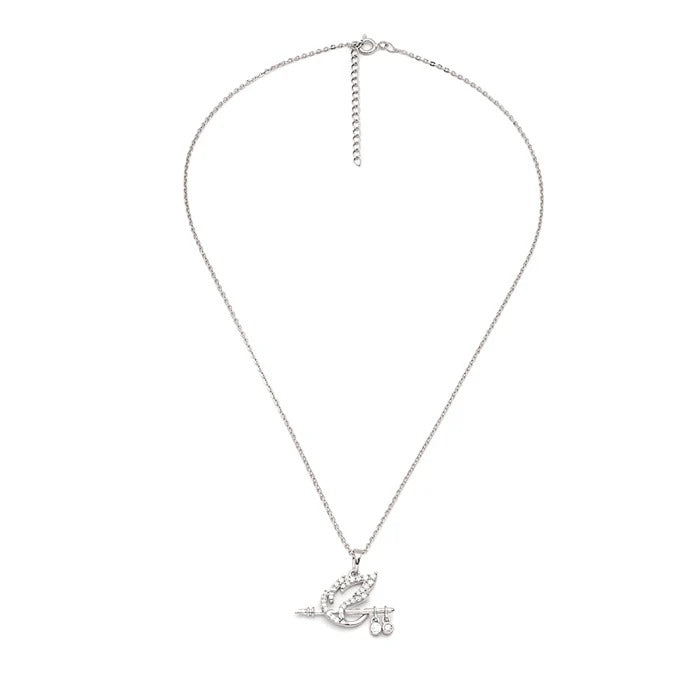 Shree Krishna Bansuri Pendant 925 Silver Necklace