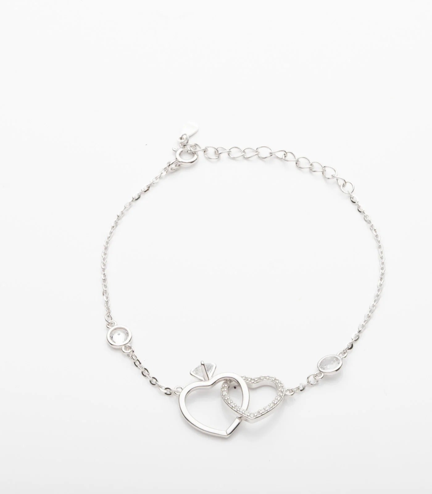 Pretty Hearts 925 Silver Bracelet