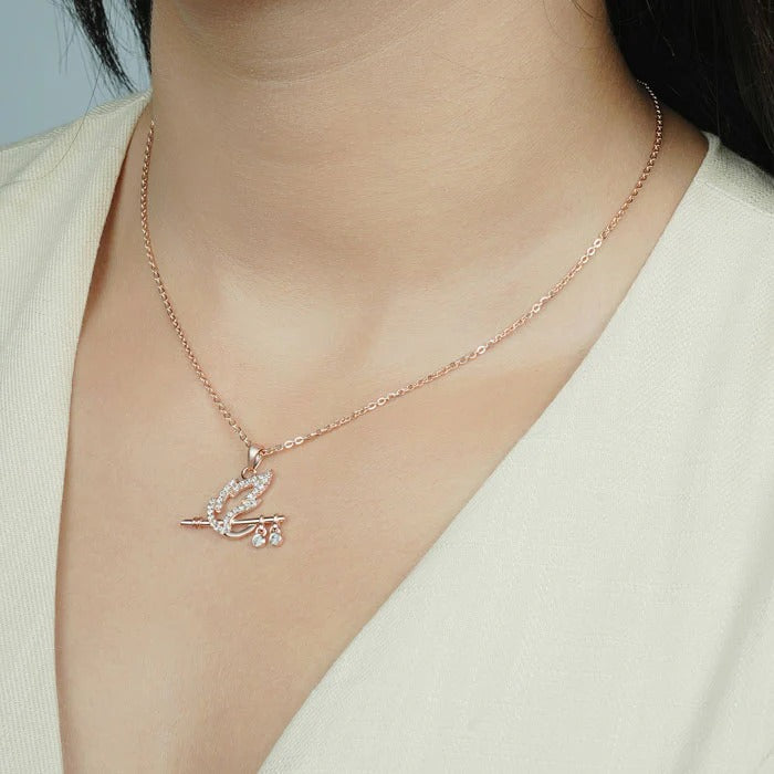 Shree Krishna Bansuri Pendant 925 Silver Necklace
