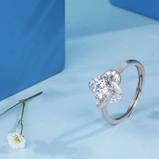 "Forever Sparkle" Sterling 925 Silver Promise Ring