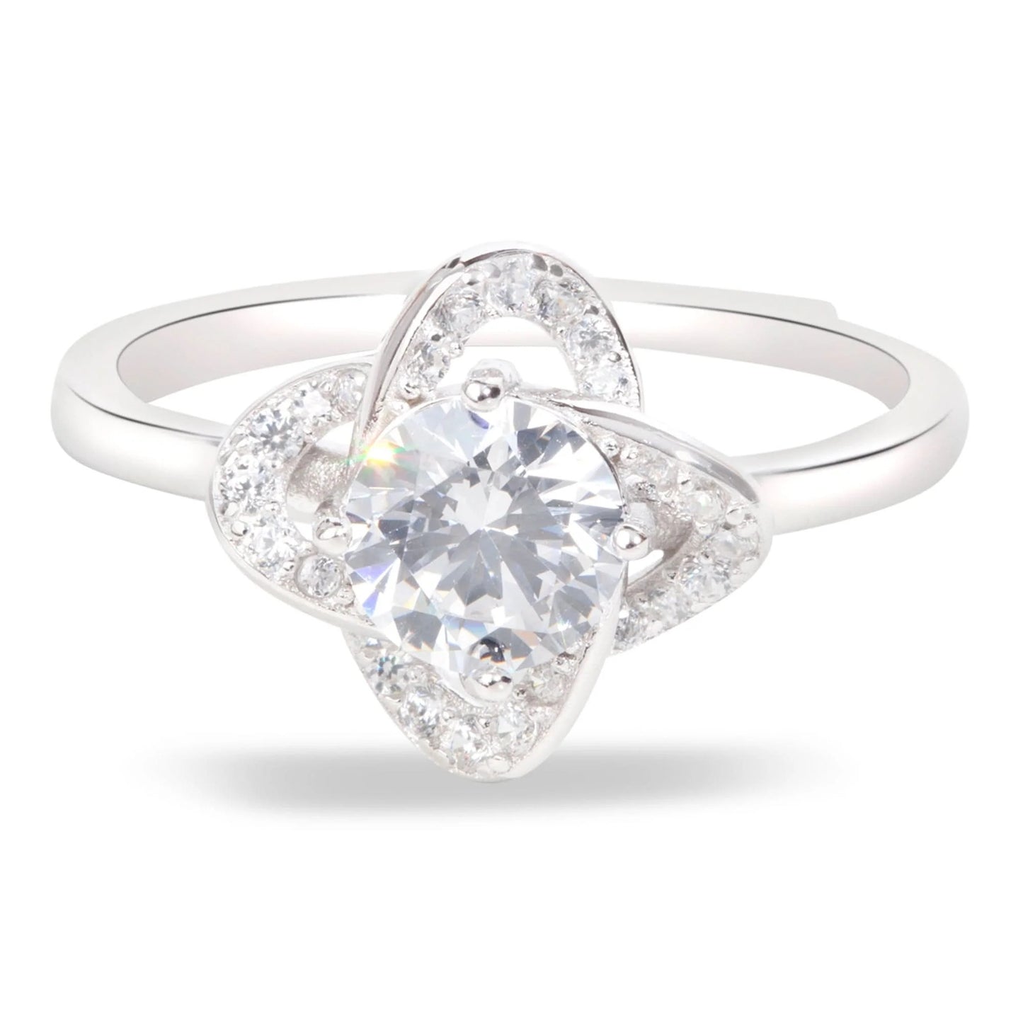 "Forever Sparkle" Sterling 925 Silver Promise Ring