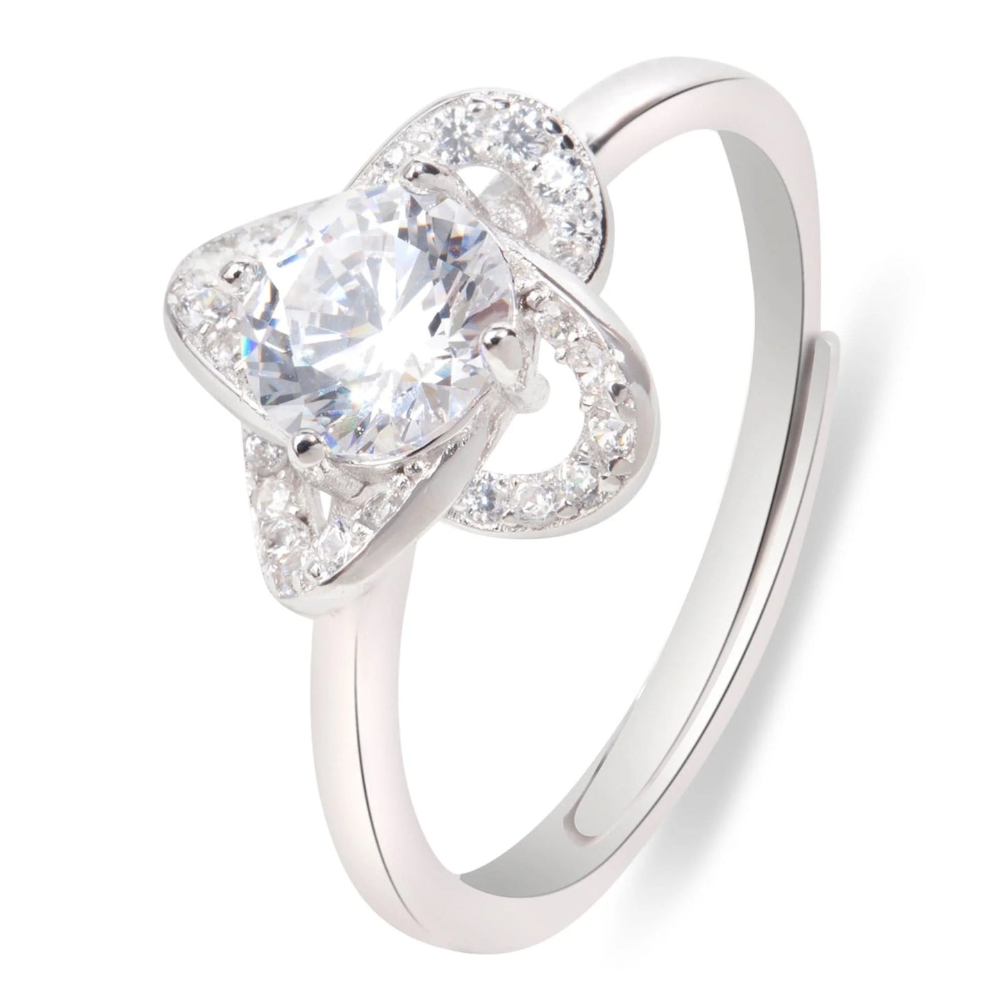 "Forever Sparkle" Sterling 925 Silver Promise Ring