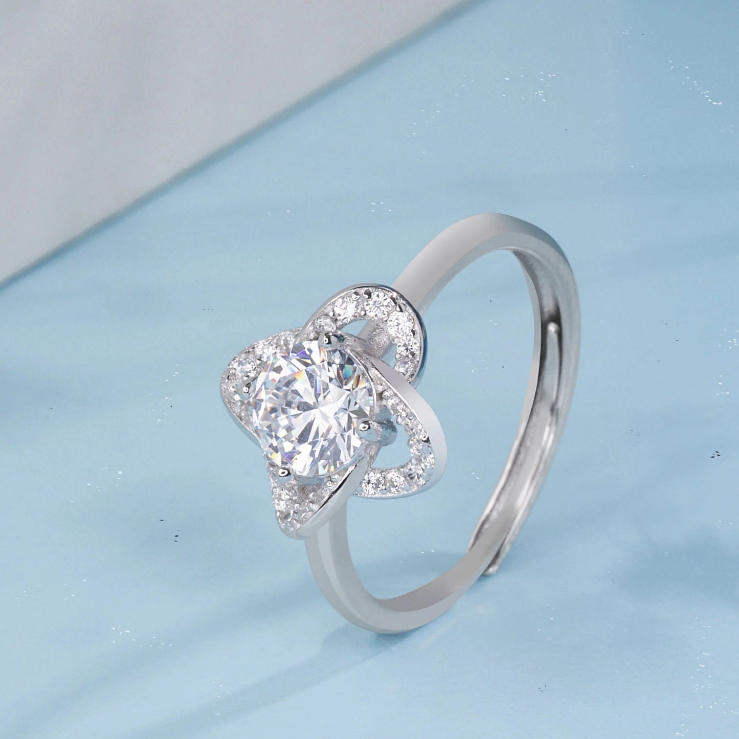 "Forever Sparkle" Sterling 925 Silver Promise Ring
