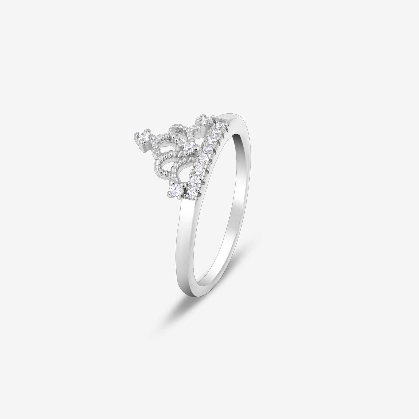 Royal Crown 925 Silver Ring for Women
