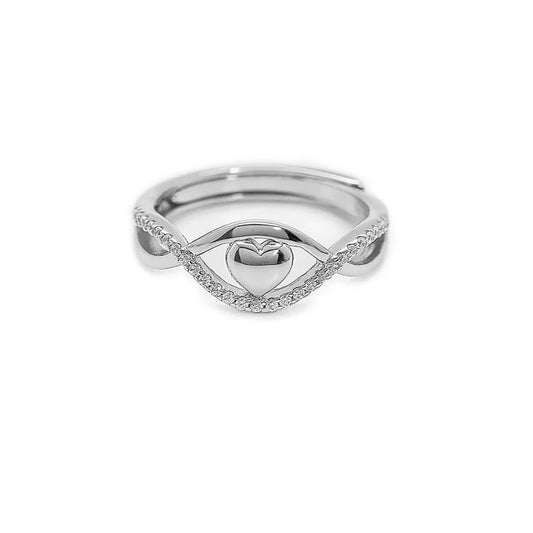Love Eye 925 Silver Ring
