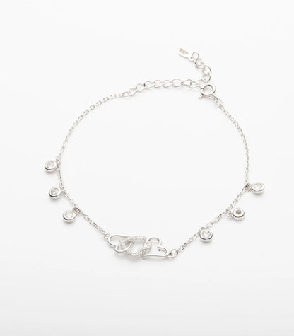 Love's Embrace Sparkle 925 Silver Bracelet