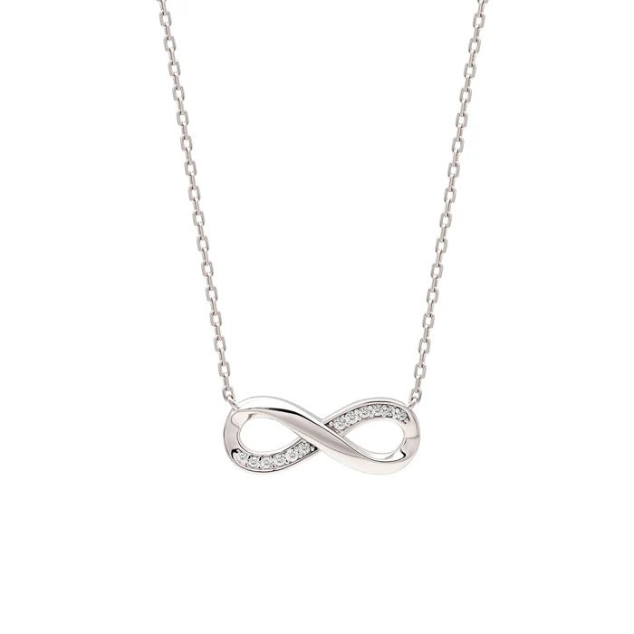 Infinity Glow 925 Silver Necklace fo women