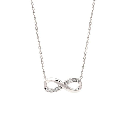 Infinity Glow 925 Silver Necklace fo women