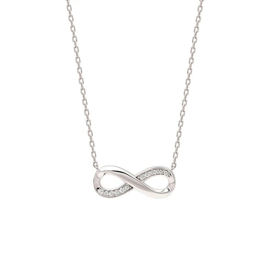 Infinity Glow 925 Silver Necklace fo women