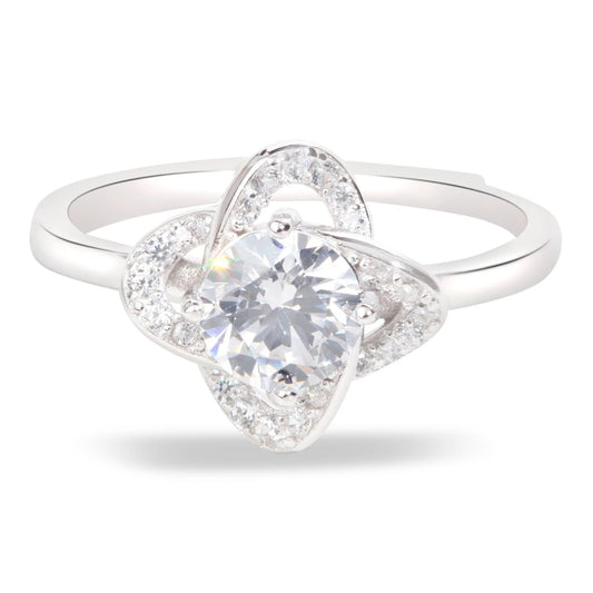 "Forever Sparkle" Sterling 925 Silver Promise Ring