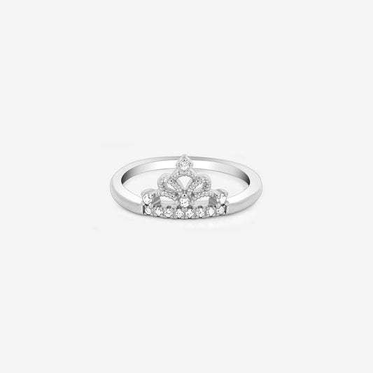 Royal Crown 925 Silver Ring for Women