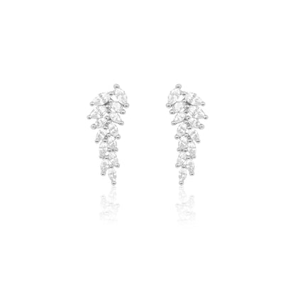 Sparkling Marquise CZ 925 Silver Earrings